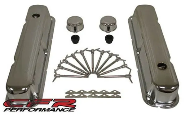 1964-73 CHRYSLER SMALL BLOCK 318-340-360 CHROME STEEL ENGINE DRESS UP KIT - SMOOTH