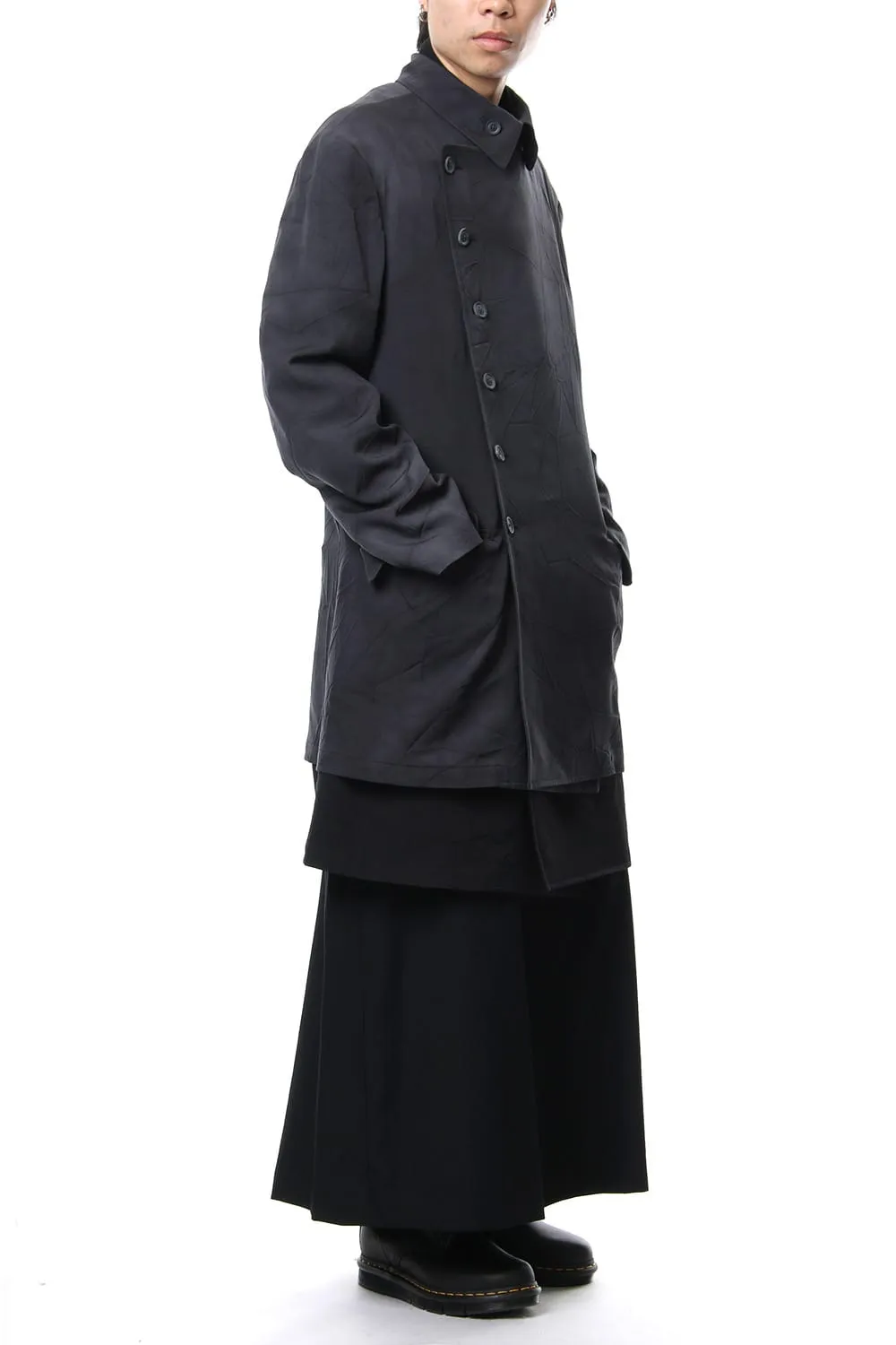 2 layer double jacket face embroidery