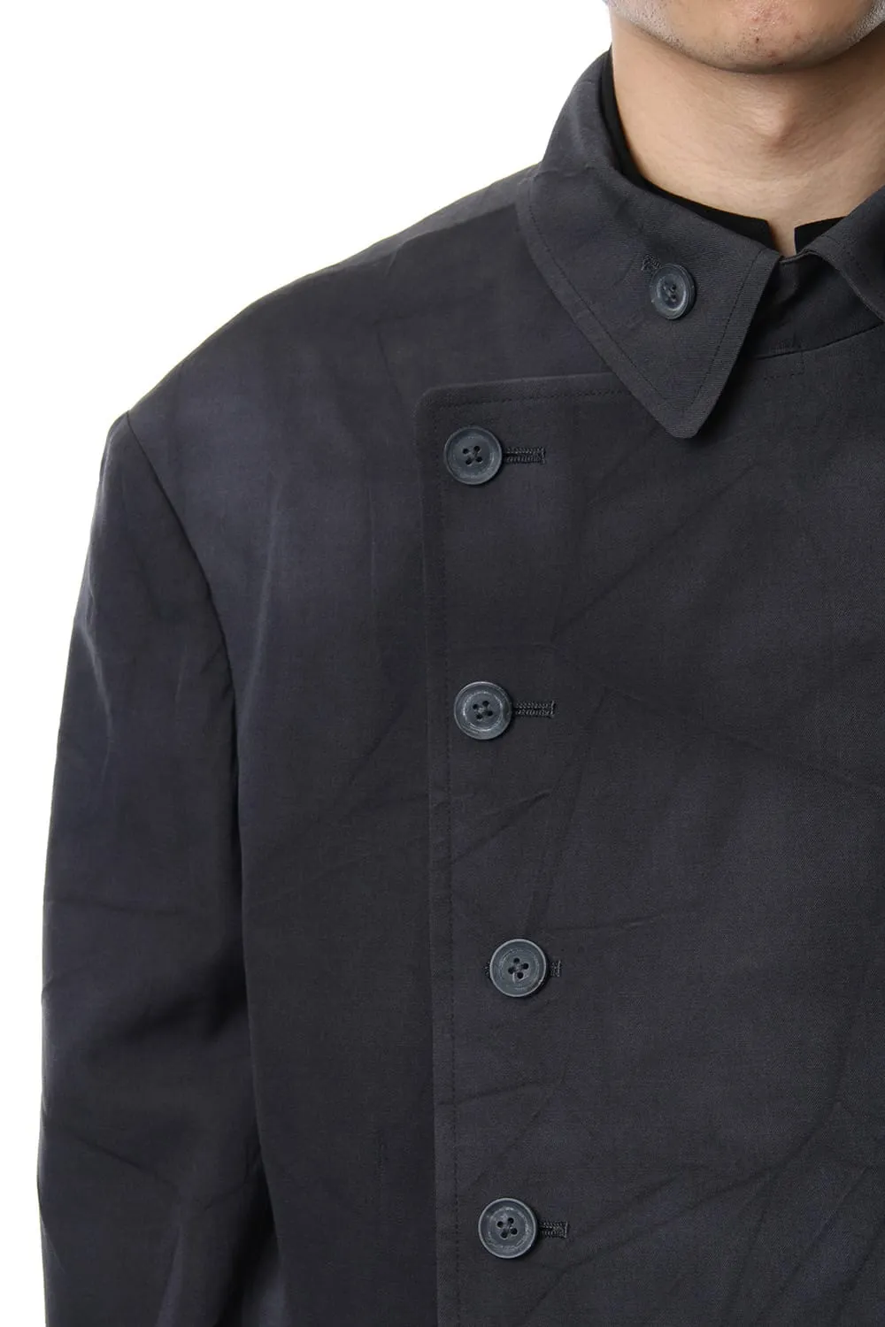 2 layer double jacket face embroidery