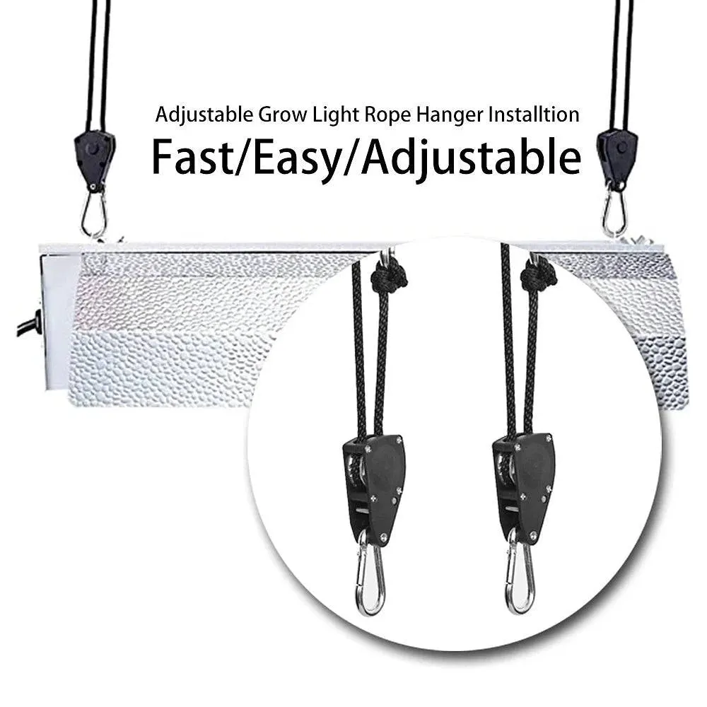 4/8/10pcs Pulley Ratchets Heavy Duty Rope Clip Hanger Adjustable Lifting Pulley Lanyard Hanger Boat Bow Rope Lock Tie Down Strap