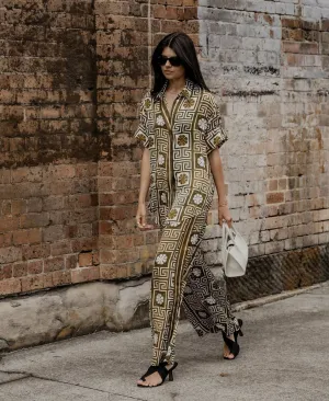 Alemais Dimi Jacquard Shirt and Pant Set