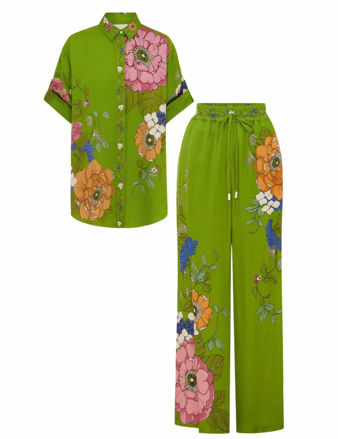 Alemais Olivia Shirt and Pant Set