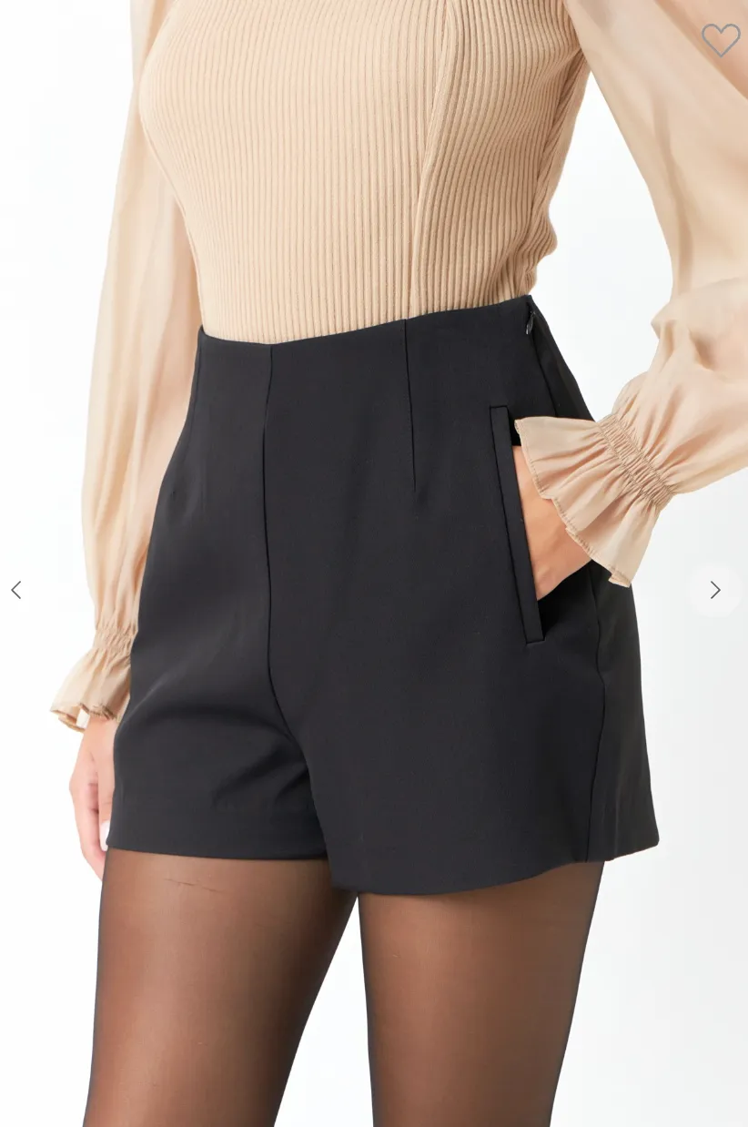 All About the Neutrals High Waisted Shorts