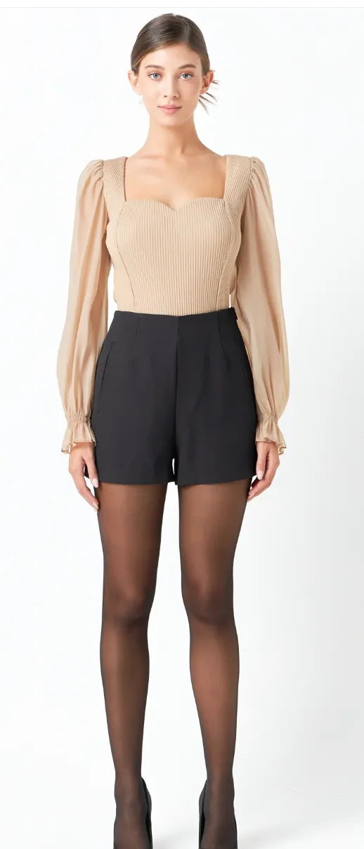 All About the Neutrals High Waisted Shorts