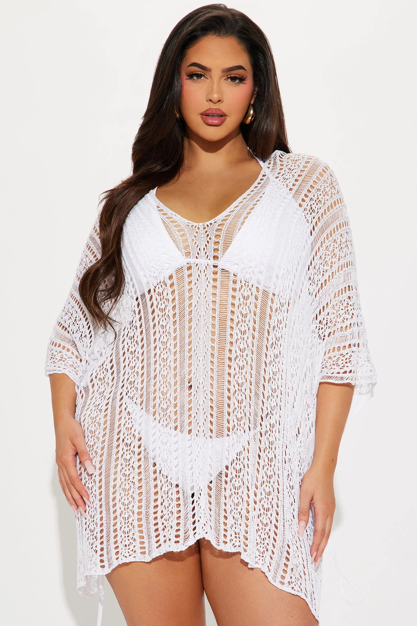 Althea Swim Cover Up - White