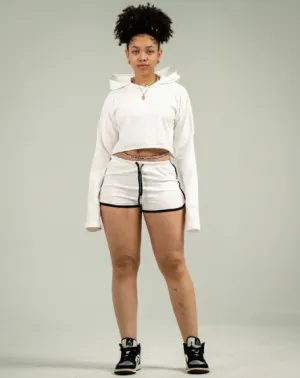 Athletic Crop Top Track Short Set