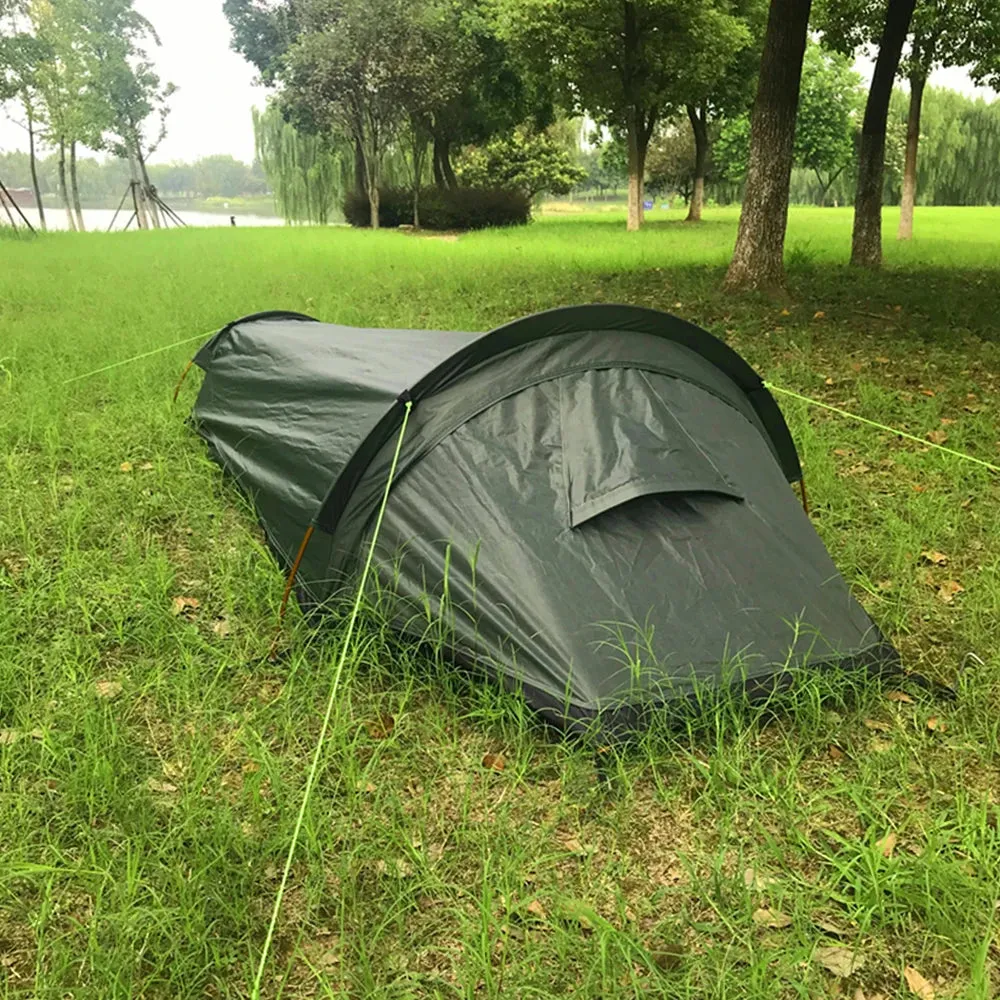 Backpacking Tent Outdoor Camping Sleeping Bag Tent Lightweight Single Person Tent