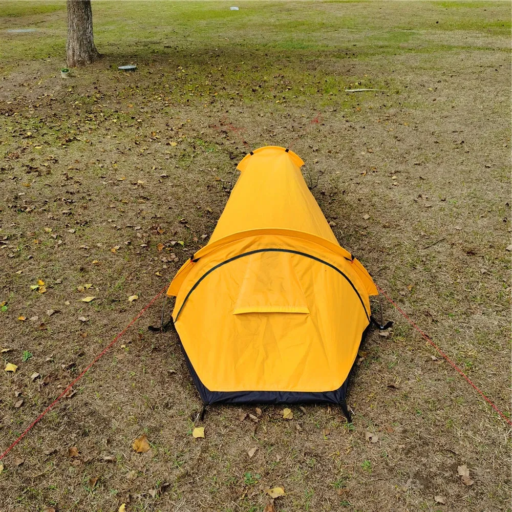 Backpacking Tent Outdoor Camping Sleeping Bag Tent Lightweight Single Person Tent