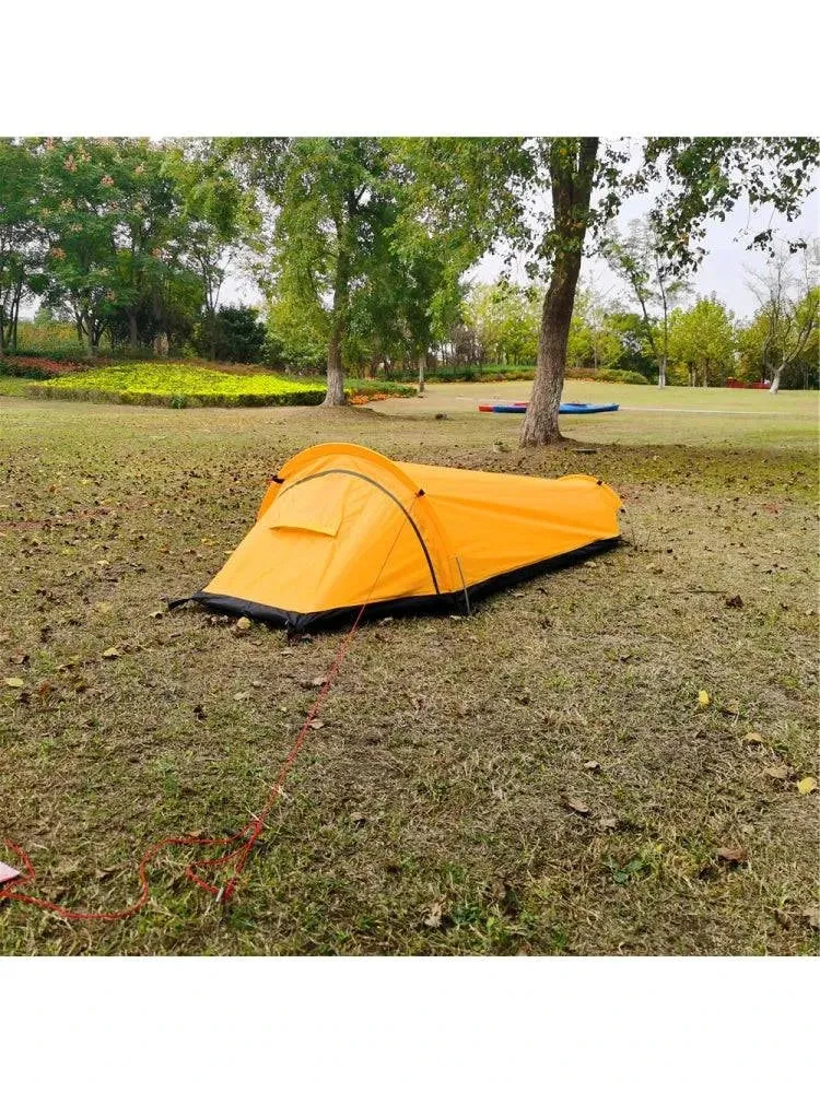 Backpacking Tent Outdoor Camping Sleeping Bag Tent Lightweight Single Person Tent