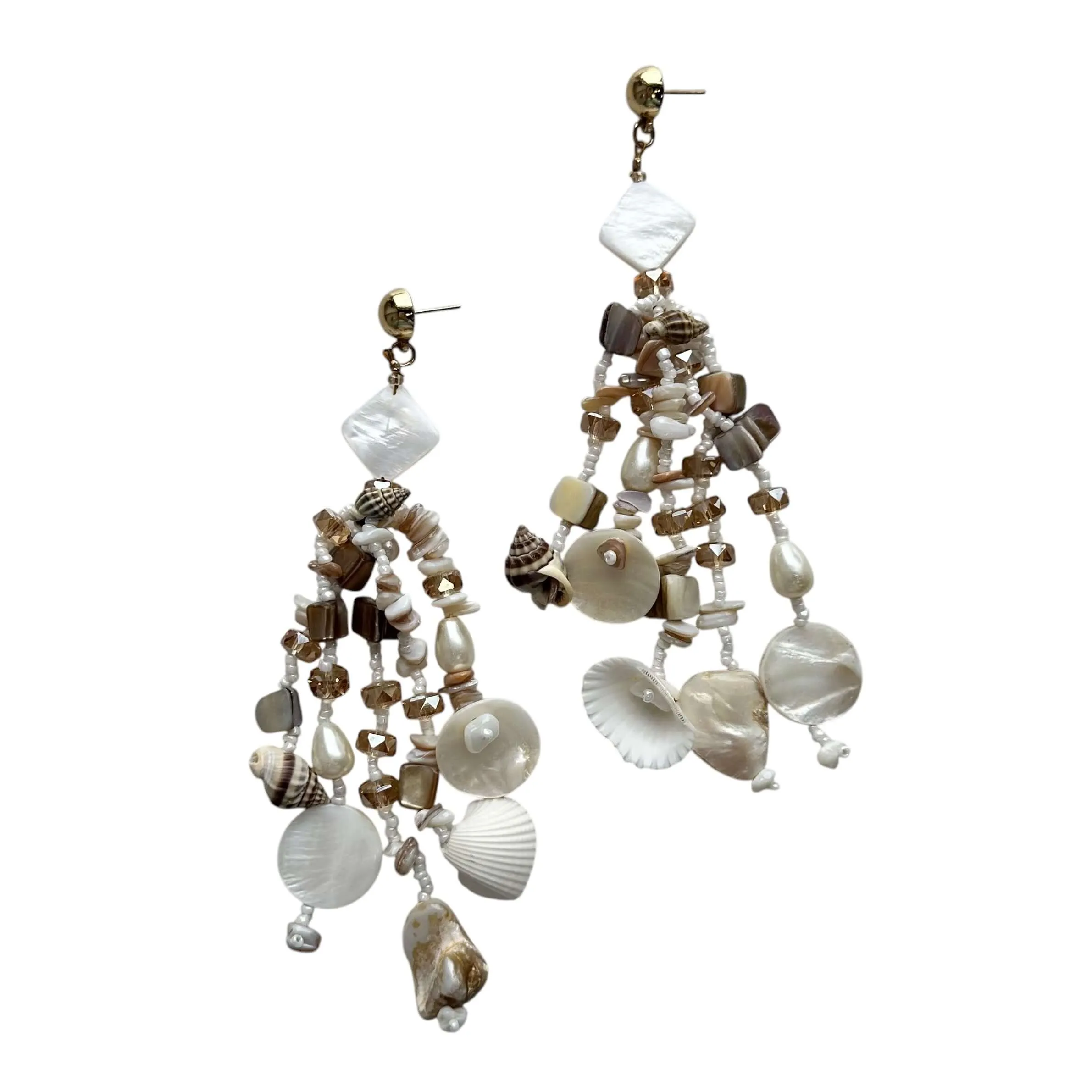 Beach Vibe Shell Earrings