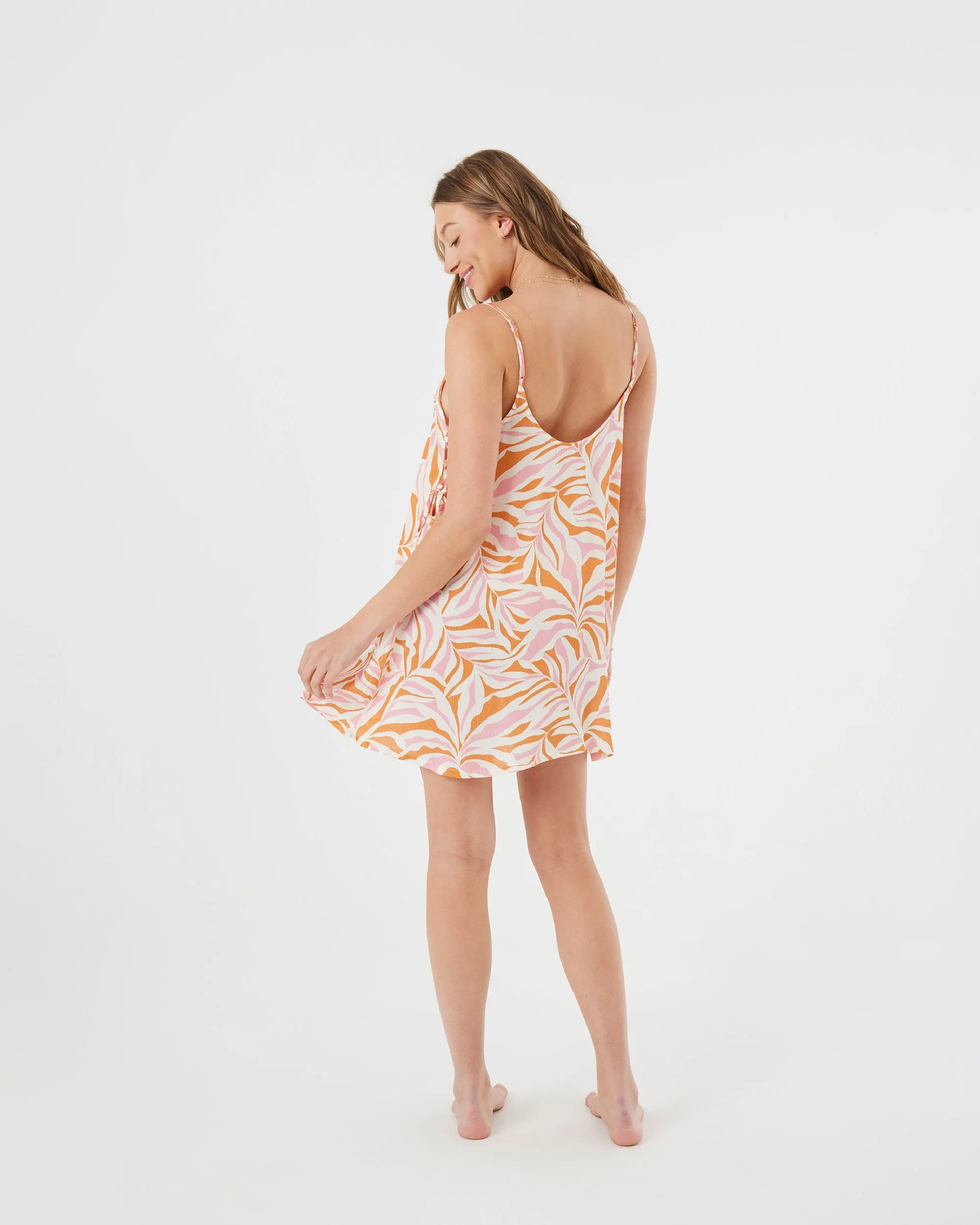 Beachy Vibes Beach Cover Up - Pink Combo