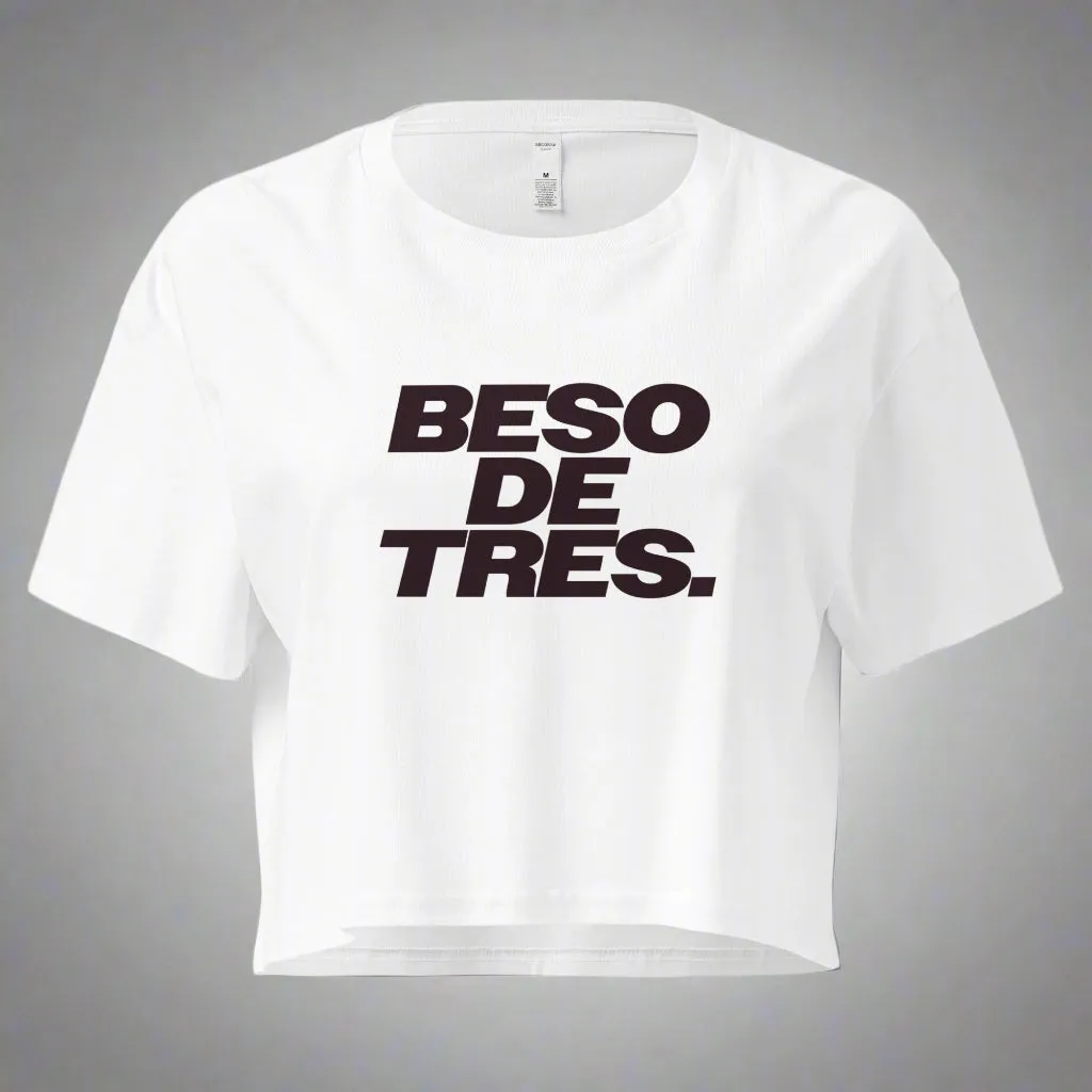 Beso De Tres Crop Top (Women's Cut - Size Up 2x)