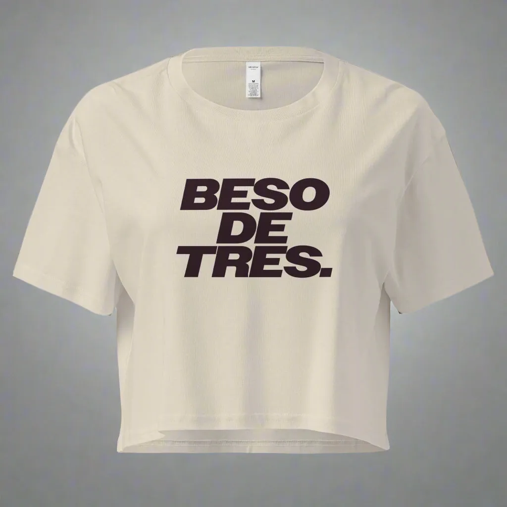 Beso De Tres Crop Top (Women's Cut - Size Up 2x)