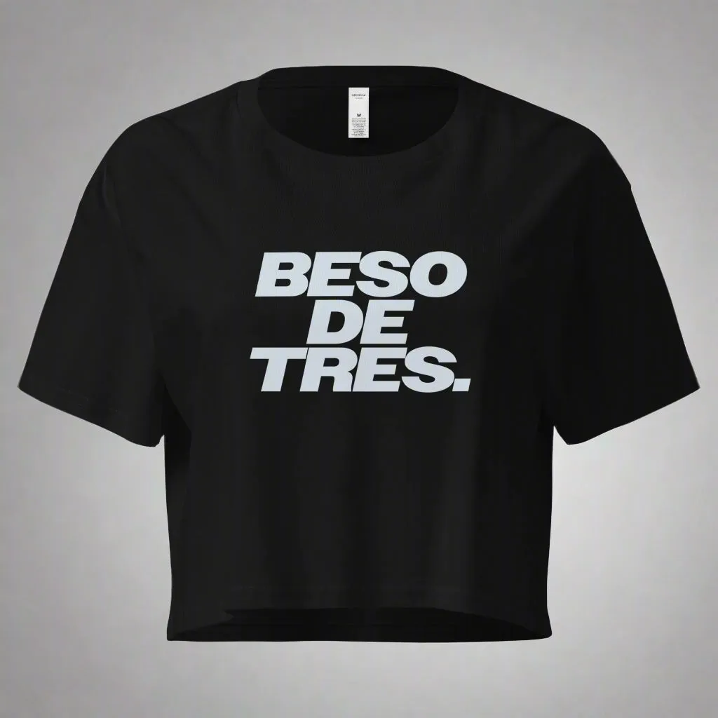 Beso De Tres Crop Top (Women's Cut - Size Up 2x)