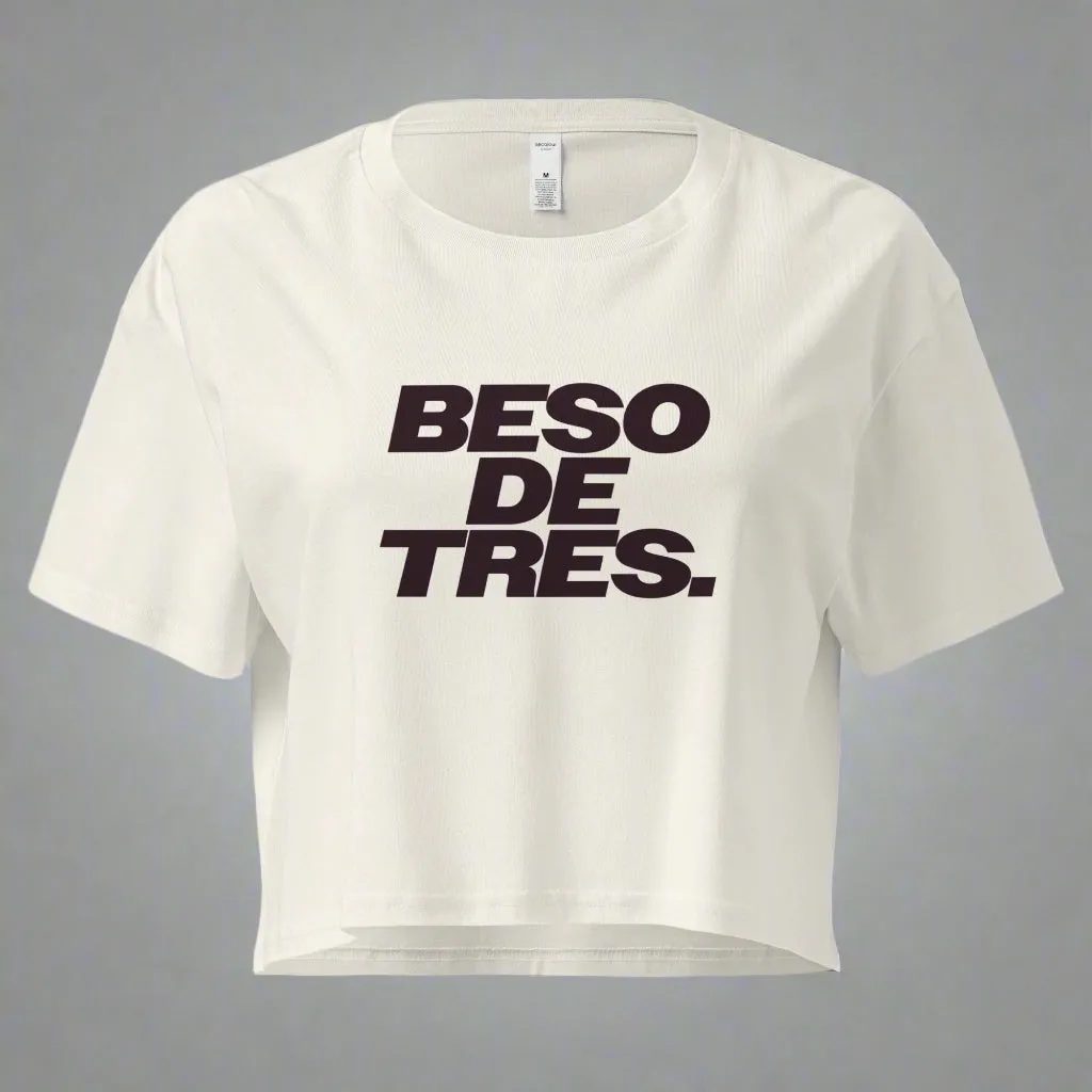 Beso De Tres Crop Top (Women's Cut - Size Up 2x)