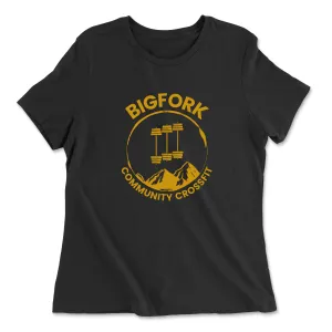 Bigfork Community CrossFit Classic BCCF Gold Womens - Relaxed Jersey T-Shirt