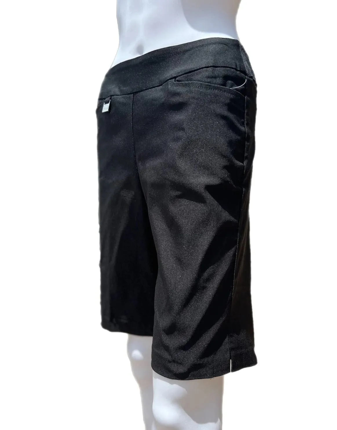 Black Bangladine 10" Inseam Bermuda Shorts
