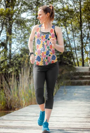 Bloom-Inspired Women's Trendy Print Tank Top