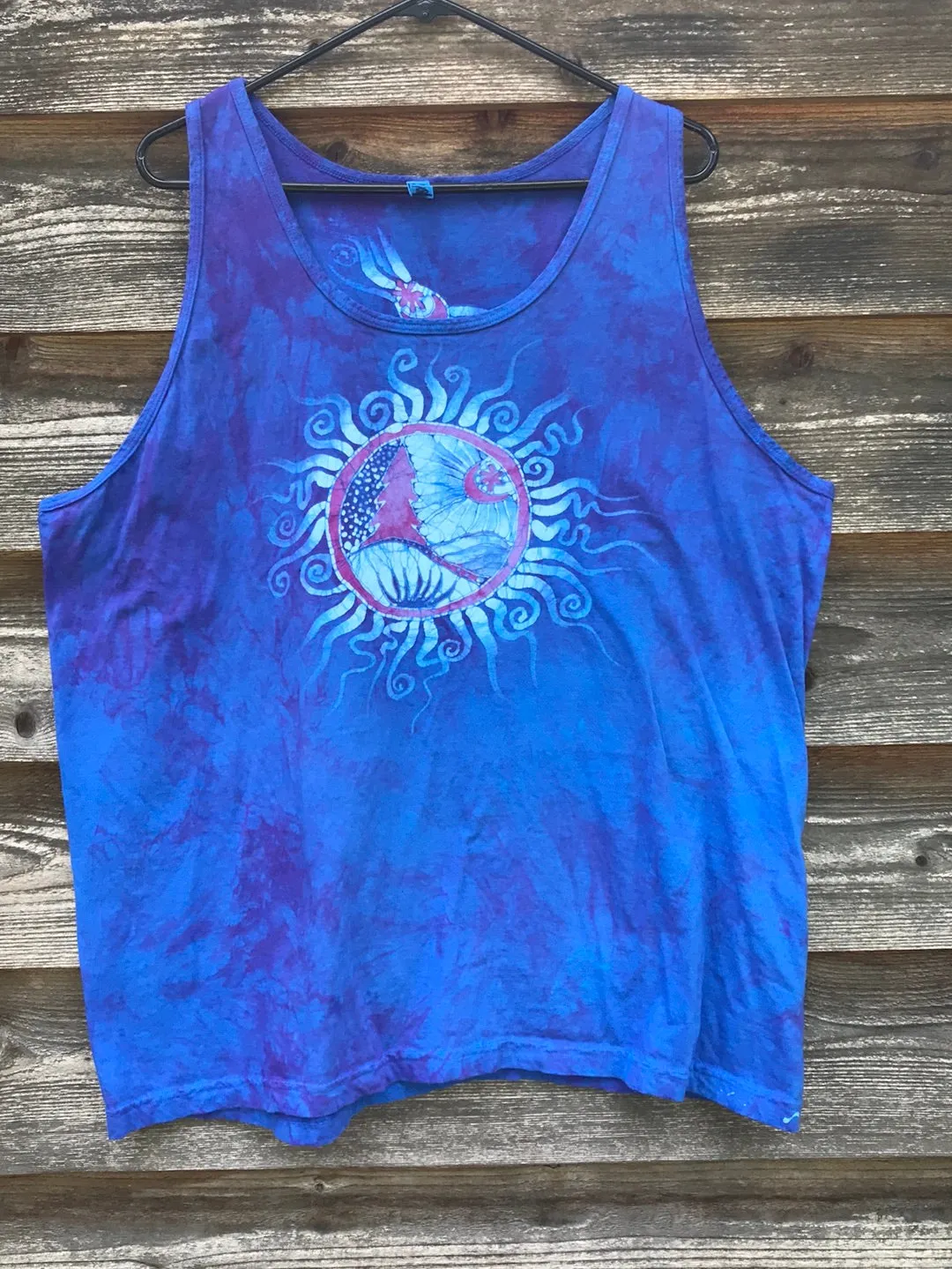 Blue Moon Purple Mountains Tank Top - Unisex Sizing 2X ONLY