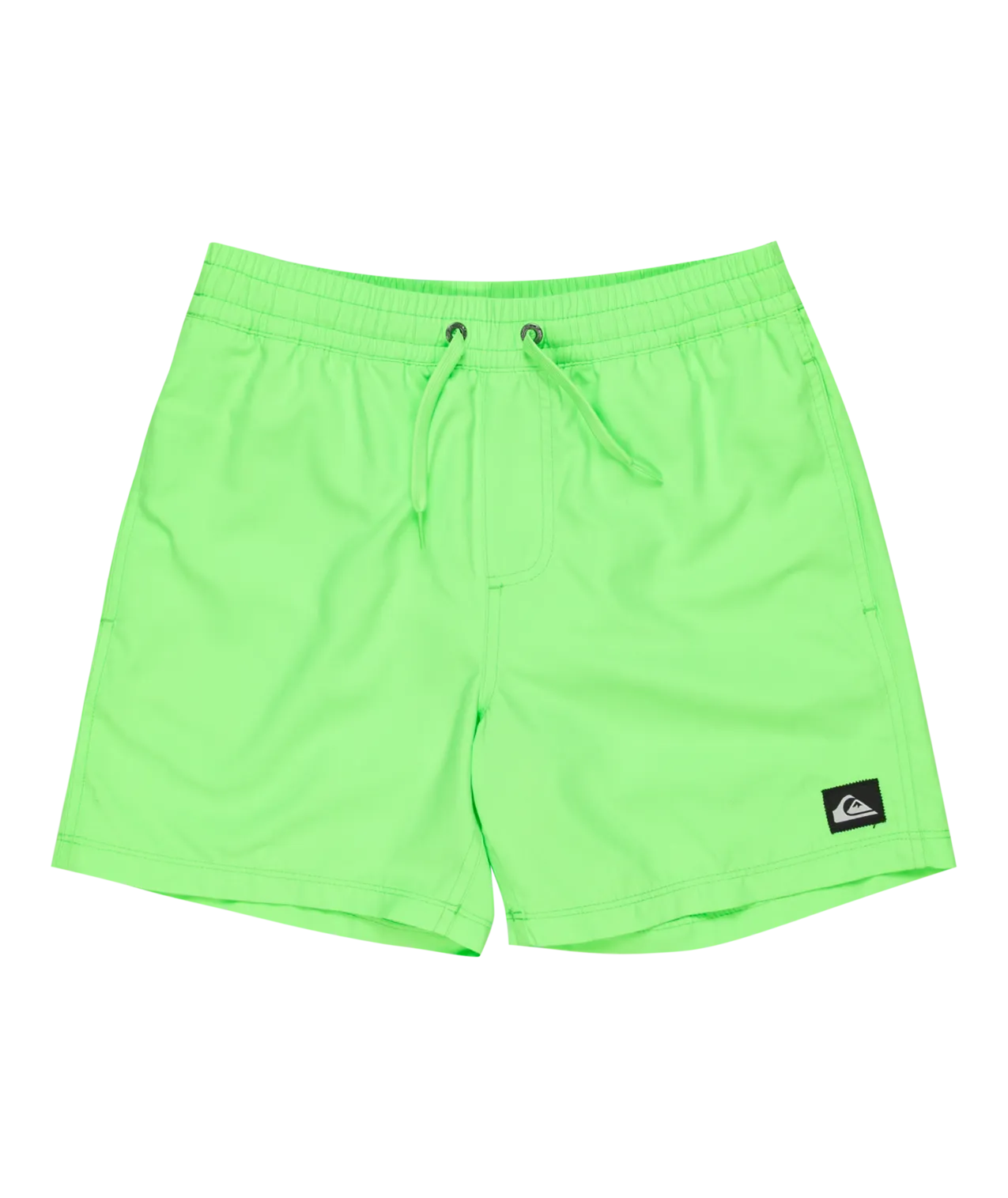 Boys Everyday Solid Volley Shorts in Green Gecko