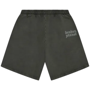 Broken Planet Basics Shorts - Washed Soot Black