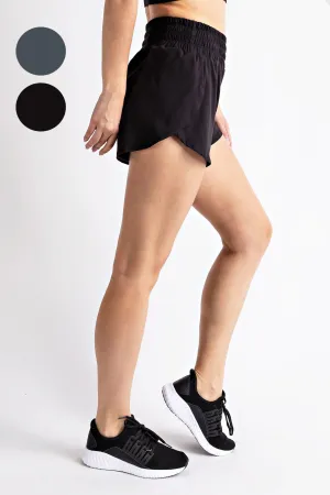 Butter Fabric Track Shorts - Curvy