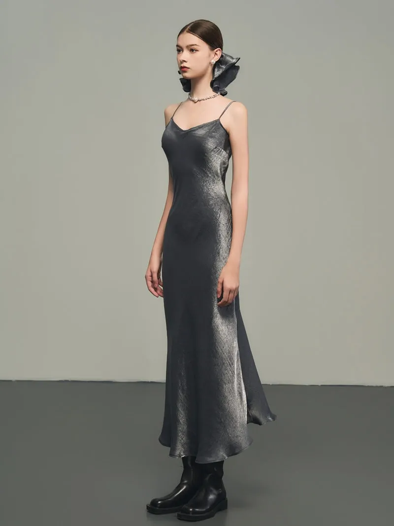Camisole Smooth Glossy Elegant High-End One-Piece