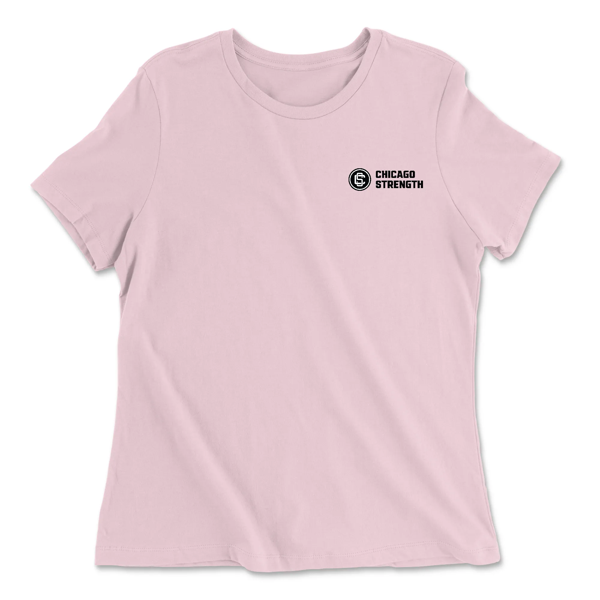 Chicago Strength Round Pocket Womens - Relaxed Jersey T-Shirt