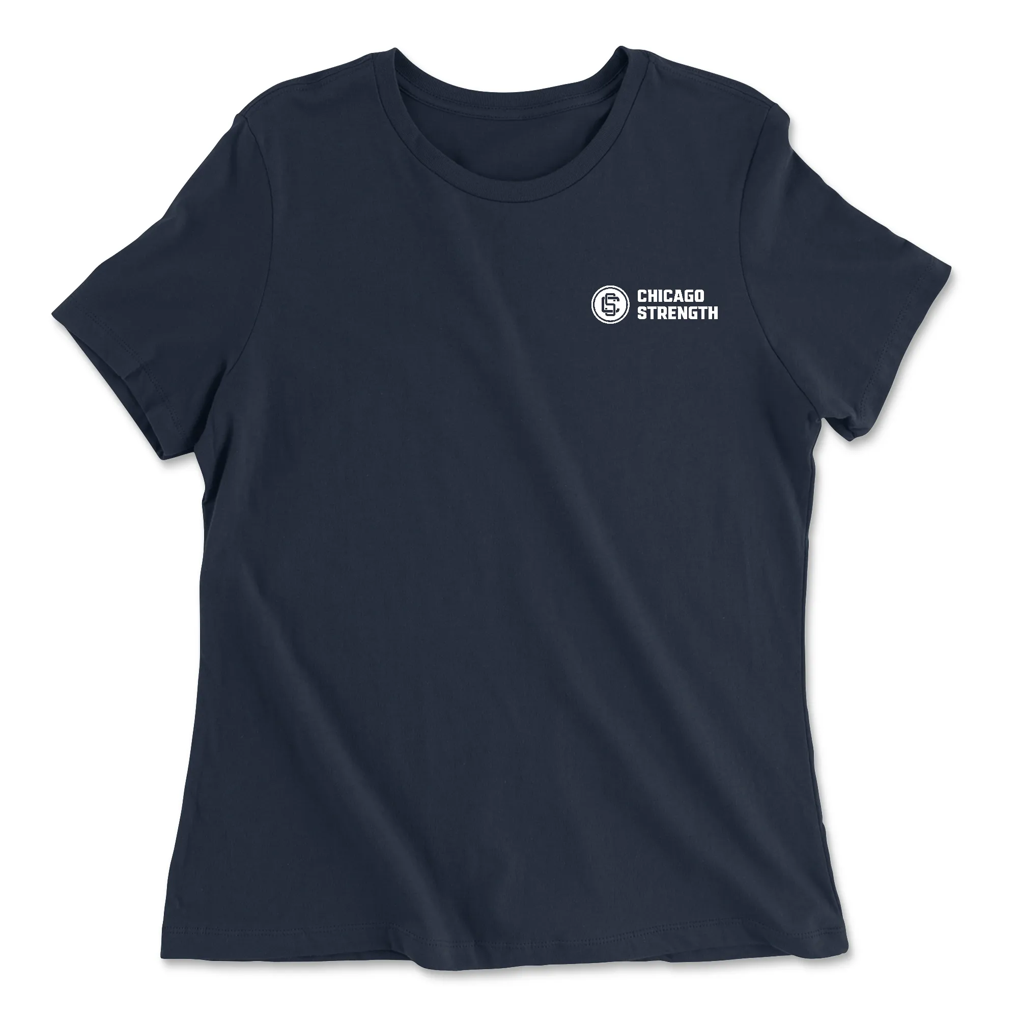 Chicago Strength Round Pocket Womens - Relaxed Jersey T-Shirt