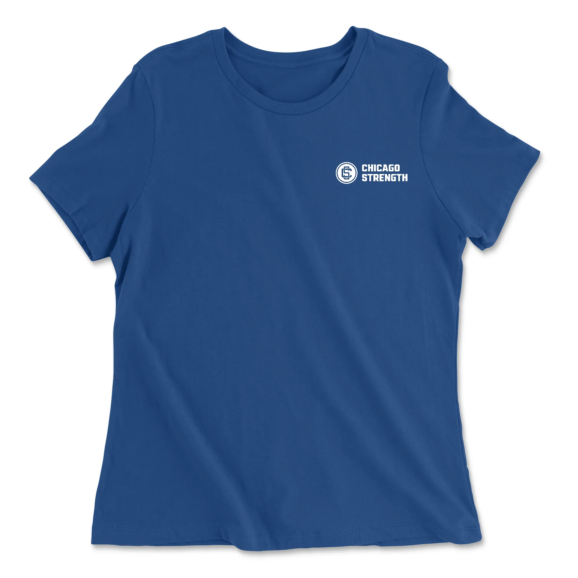 Chicago Strength Round Pocket Womens - Relaxed Jersey T-Shirt
