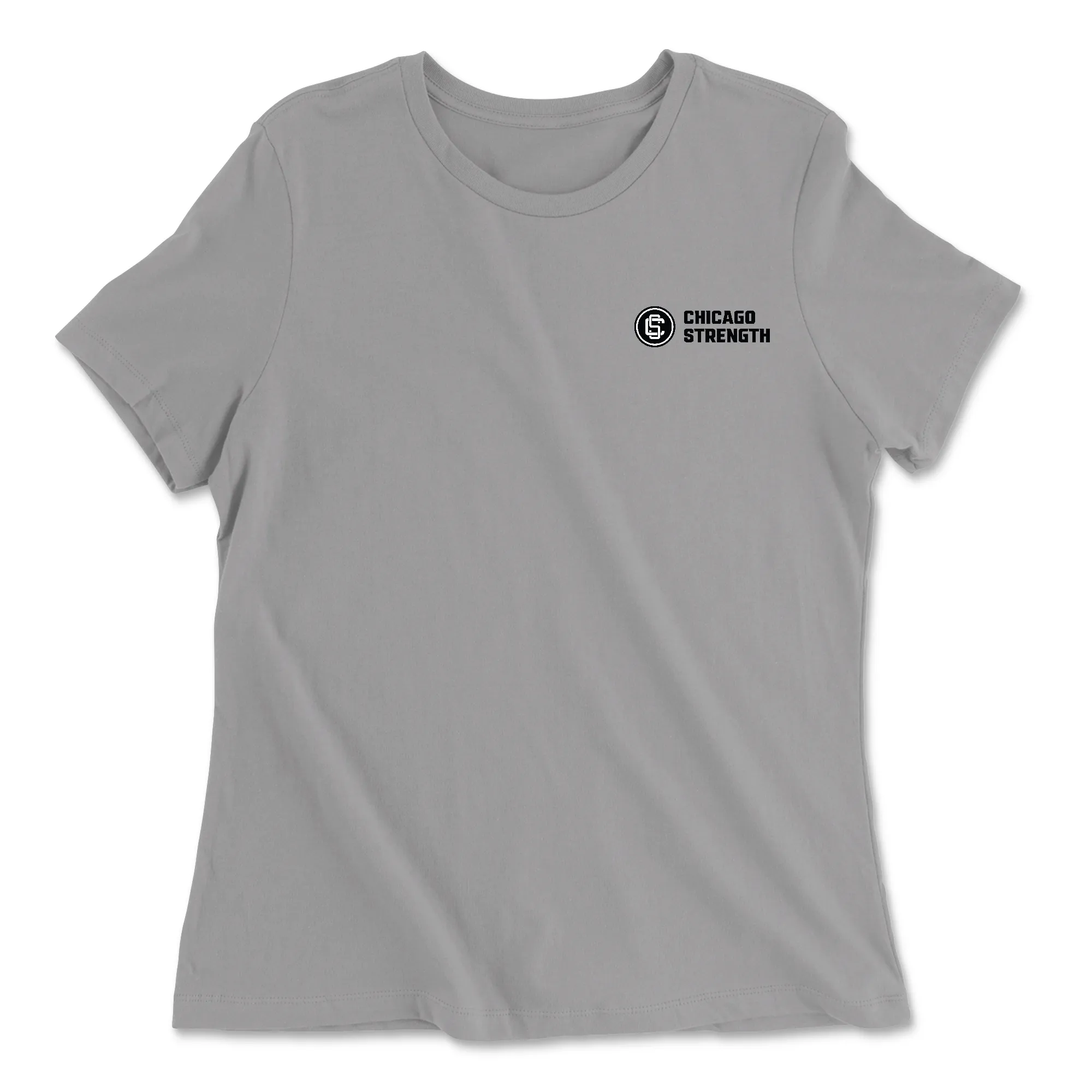 Chicago Strength Round Pocket Womens - Relaxed Jersey T-Shirt