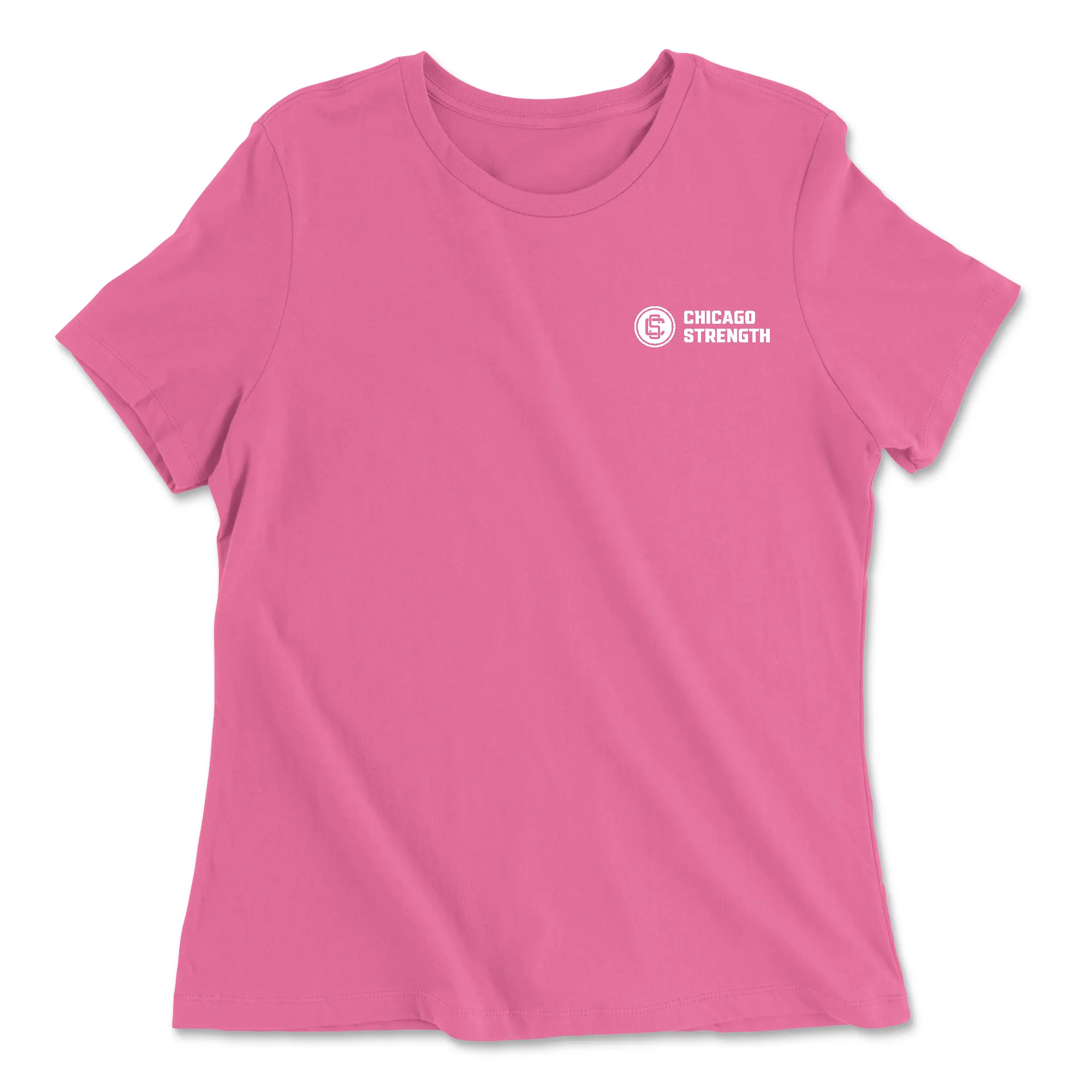 Chicago Strength Round Pocket Womens - Relaxed Jersey T-Shirt