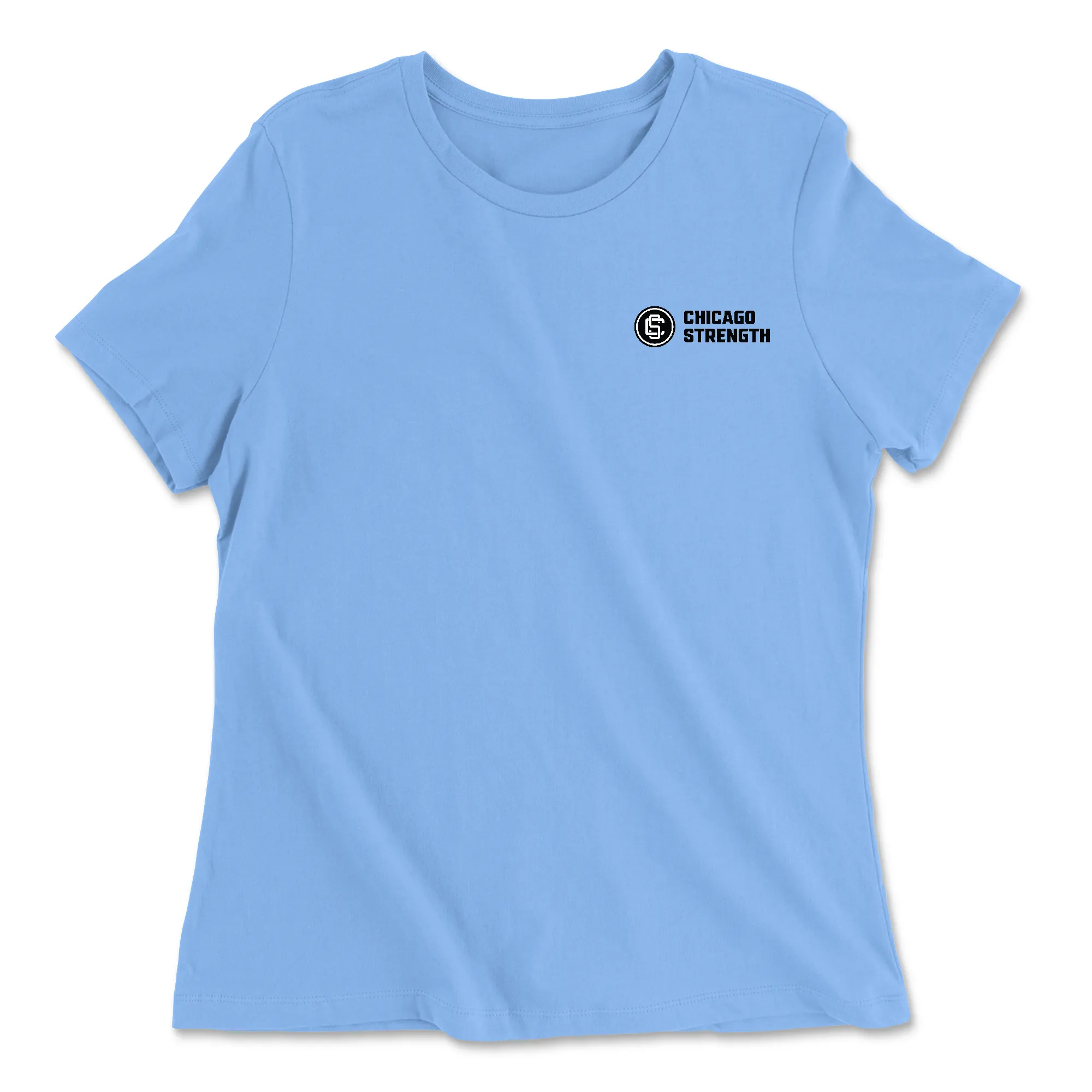 Chicago Strength Round Pocket Womens - Relaxed Jersey T-Shirt