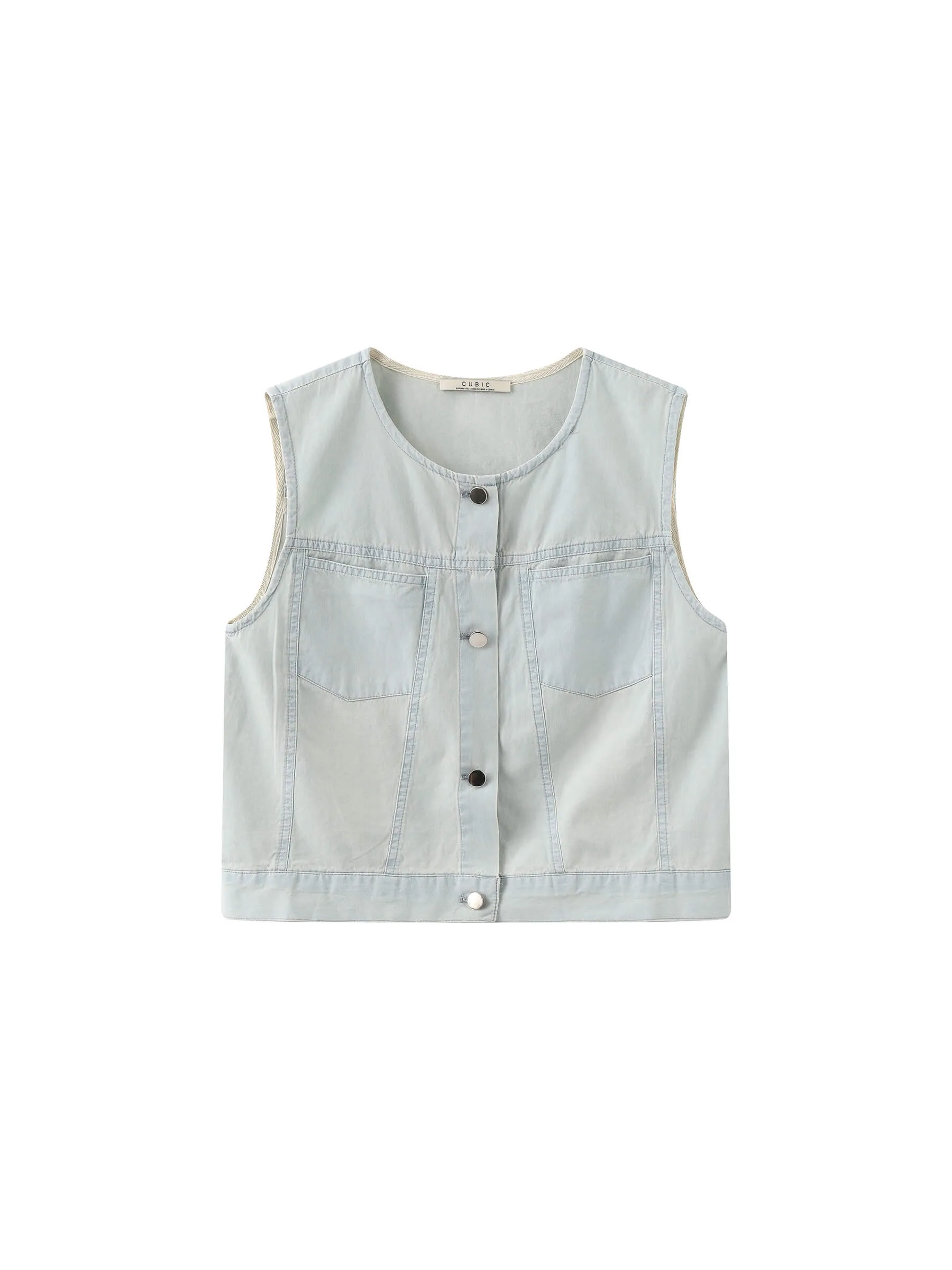 Classic Blue Denim Tank Top