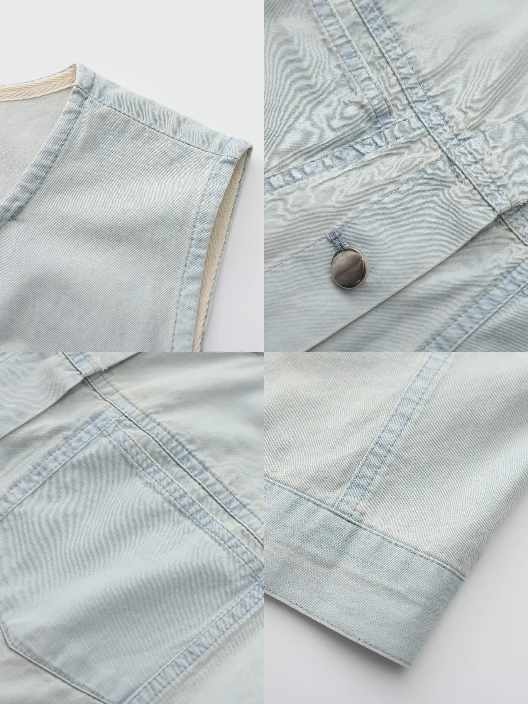 Classic Blue Denim Tank Top