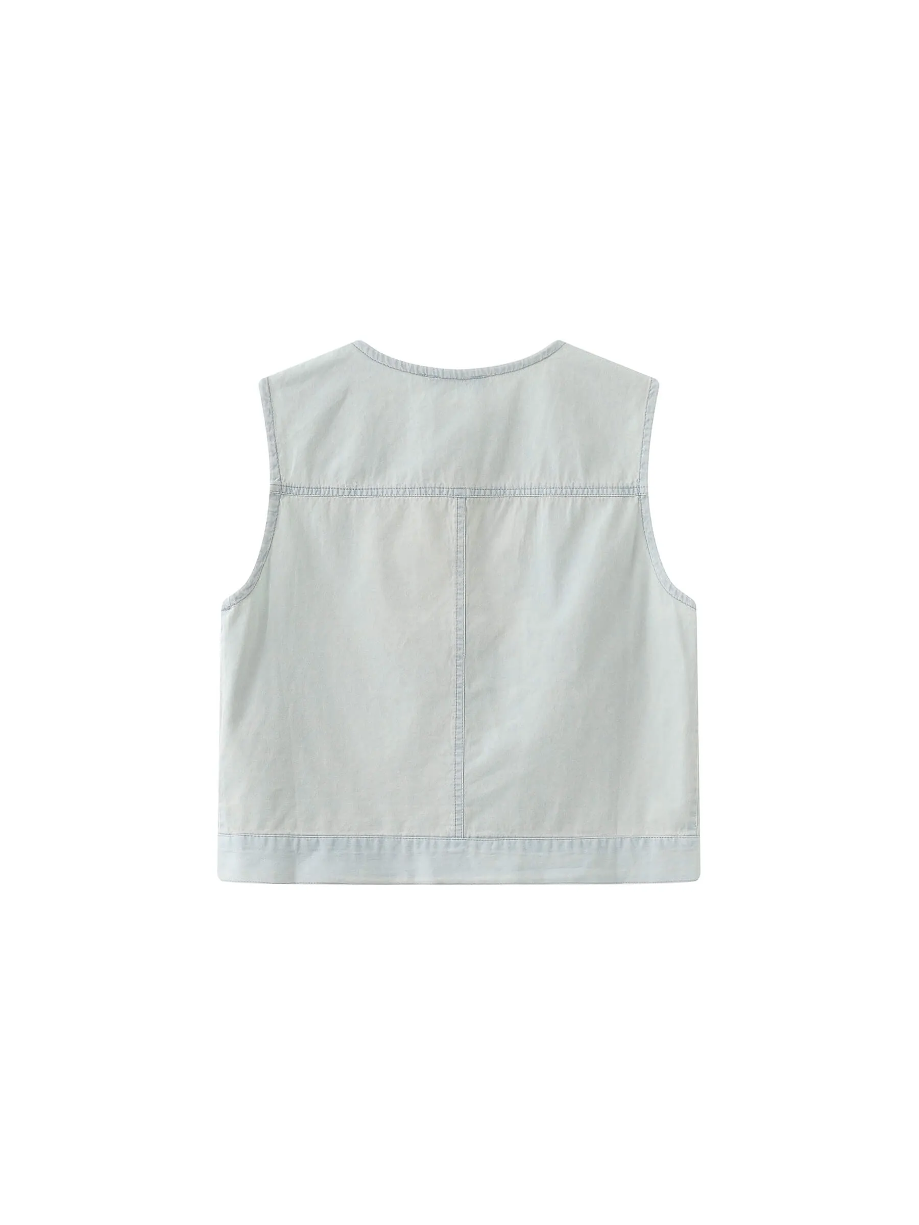 Classic Blue Denim Tank Top
