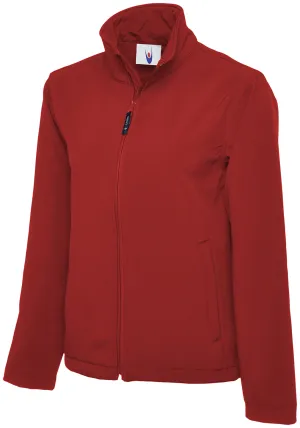 Classic Full Zip Soft Shell Jacket | Red