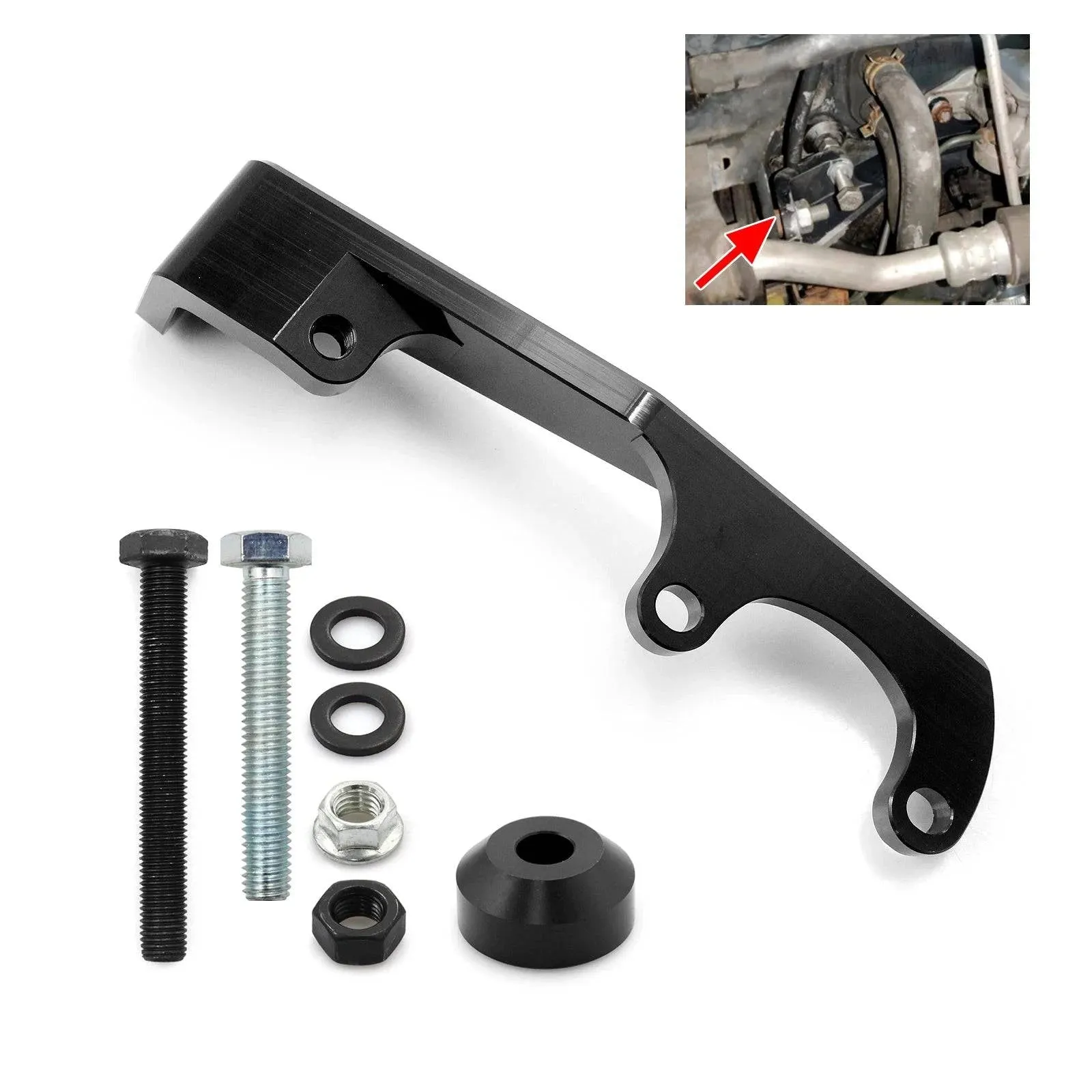 Clutch Master Cylinder Brace, Aluminium Master Cylinder Bracket Replacement for Subaru WRX STI 2008-2014 Impreza 2008-2011