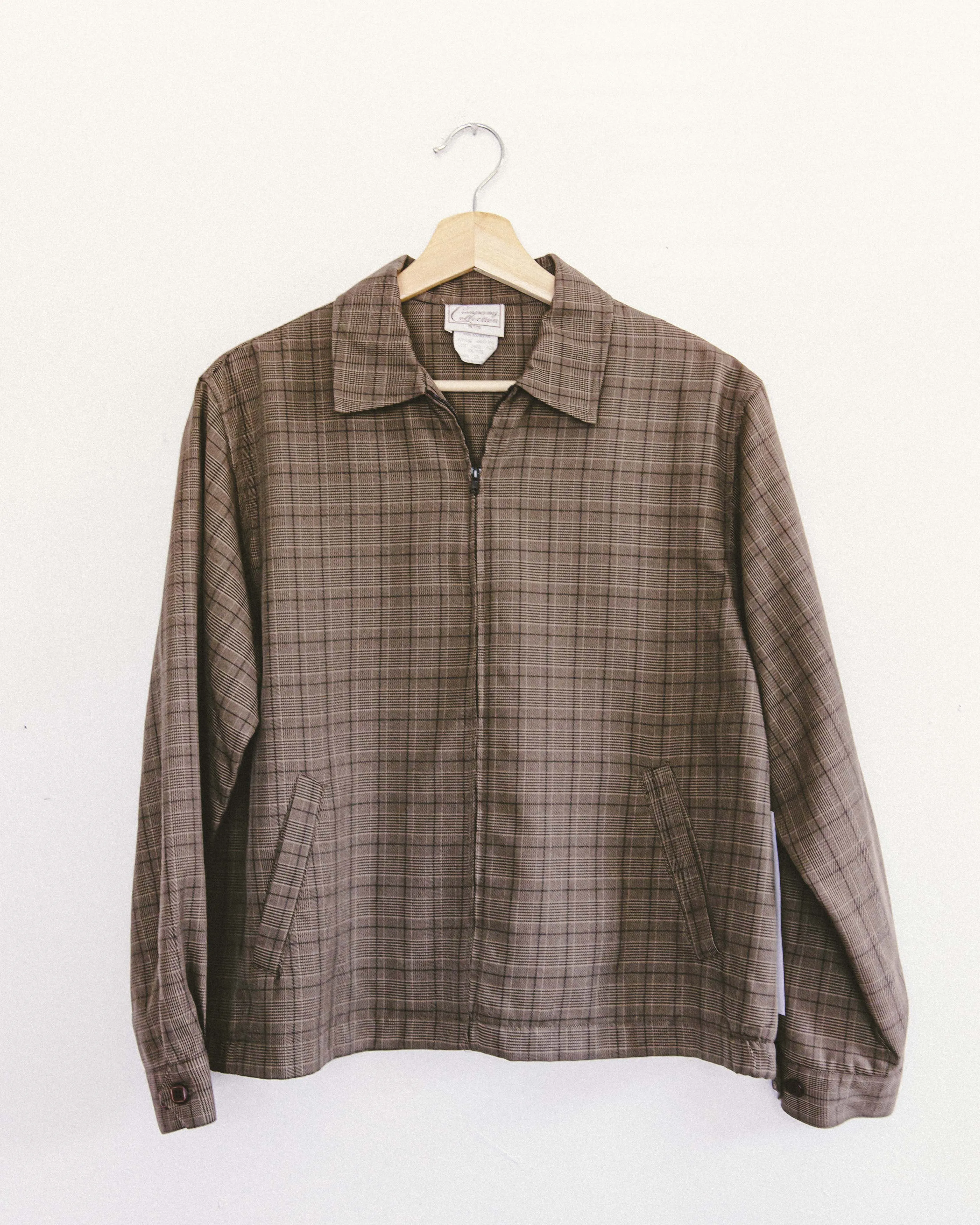 Cocoa Plaid Jacket
