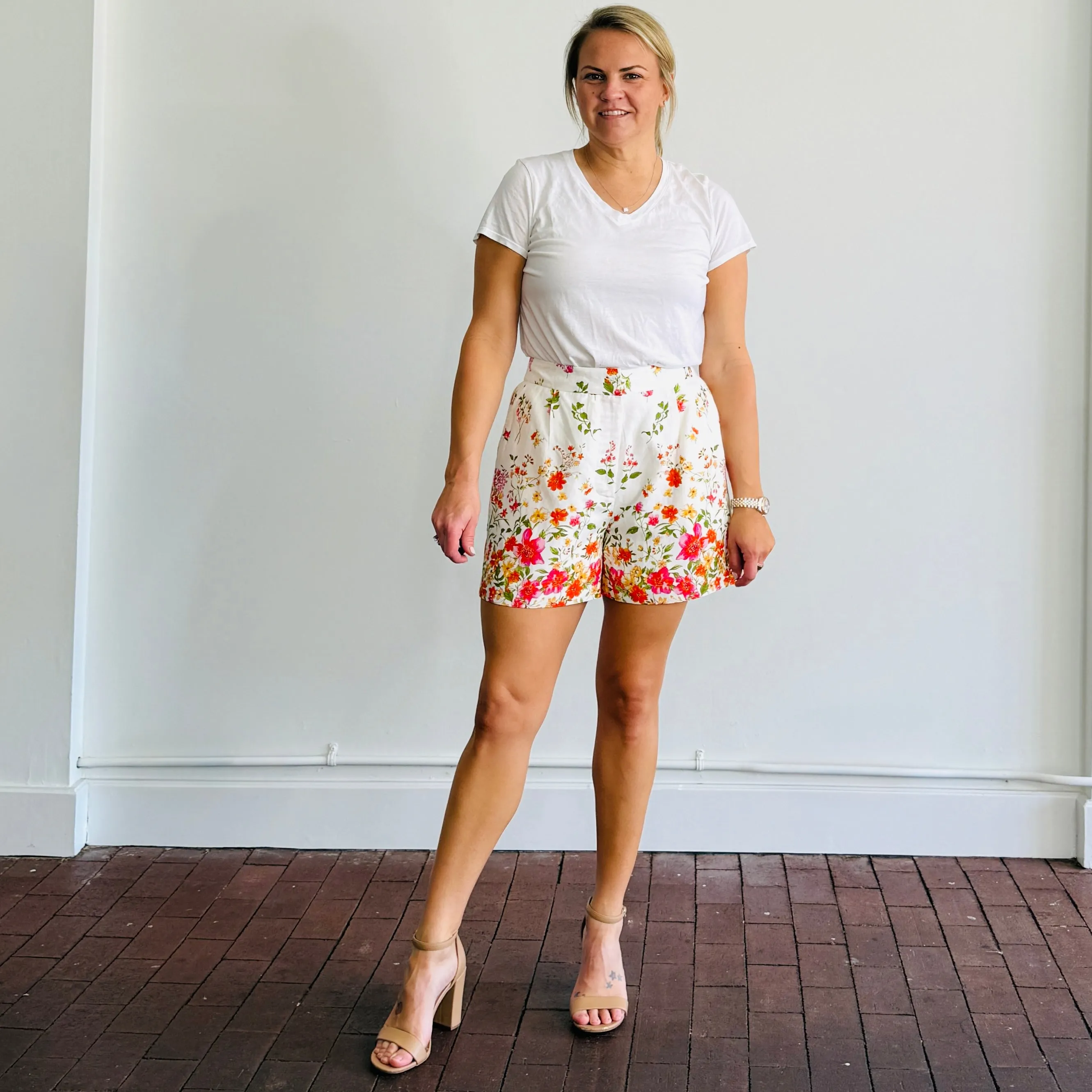 Cori Floral Shorts