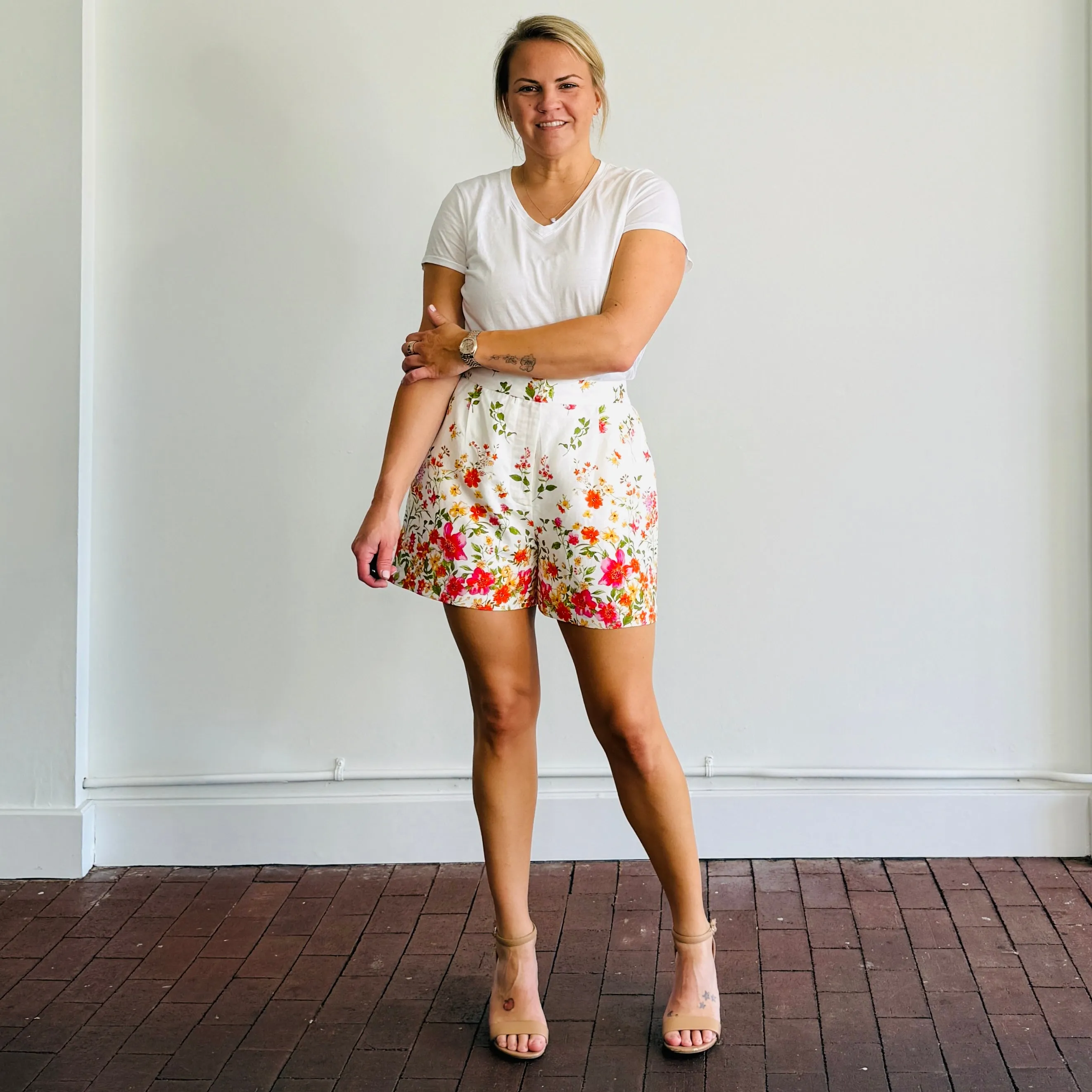 Cori Floral Shorts