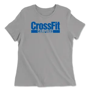 CrossFit Campinas Blue Womens - Relaxed Jersey T-Shirt
