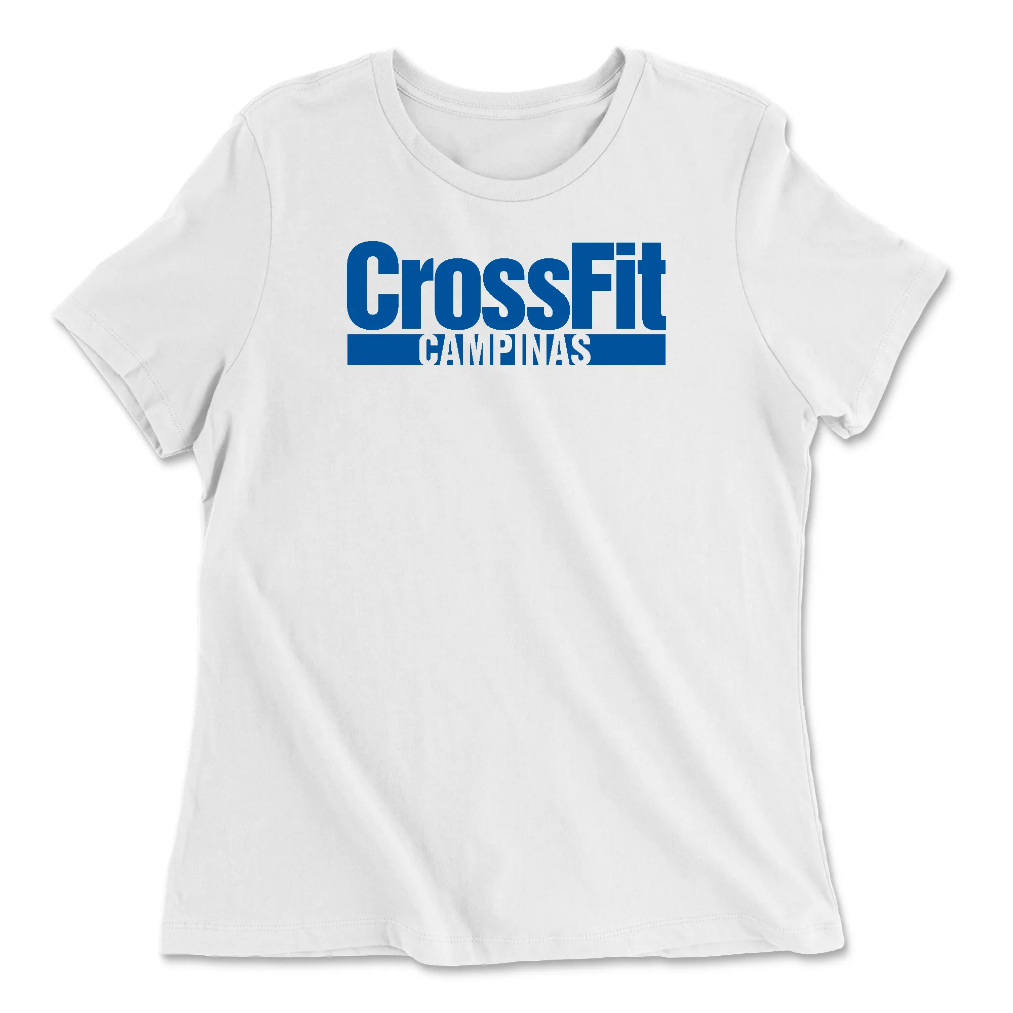 CrossFit Campinas Blue Womens - Relaxed Jersey T-Shirt