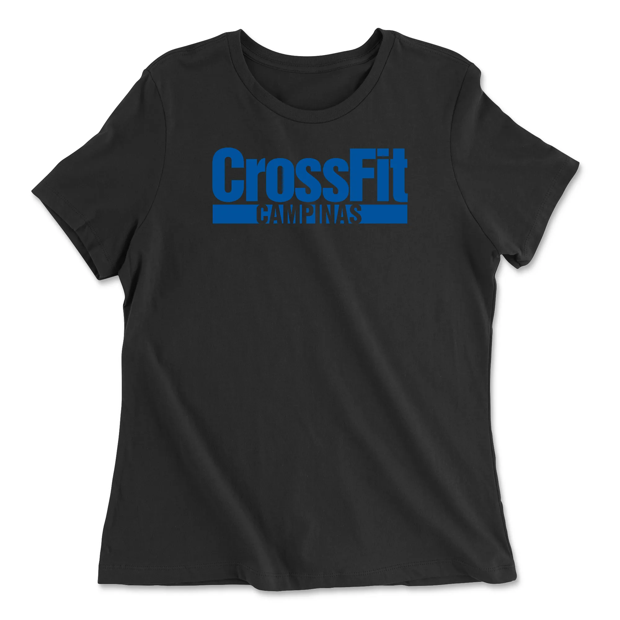 CrossFit Campinas Blue Womens - Relaxed Jersey T-Shirt