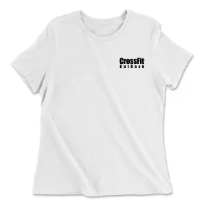 CrossFit CutBack Pocket Black Womens - Relaxed Jersey T-Shirt