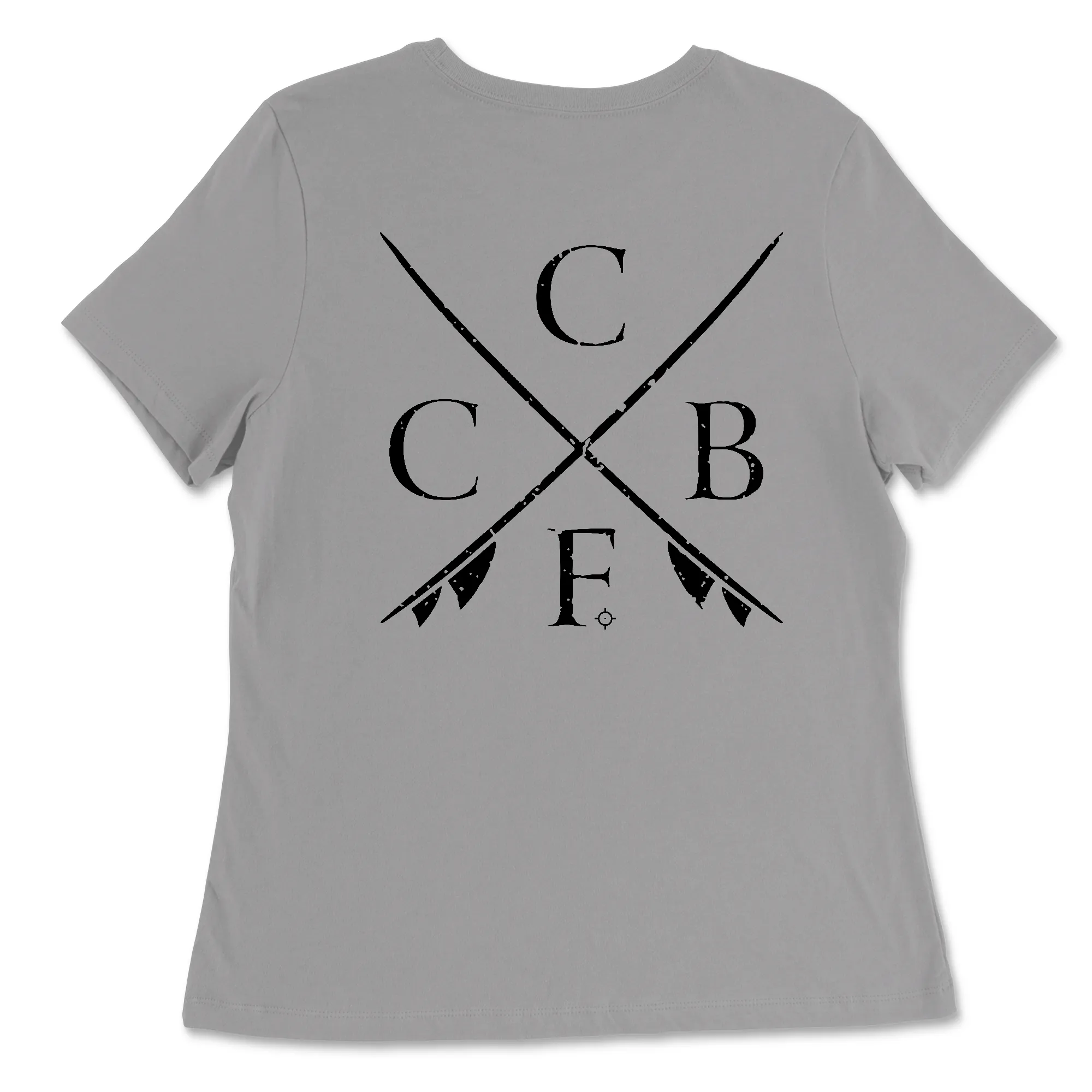 CrossFit CutBack Pocket Black Womens - Relaxed Jersey T-Shirt