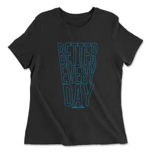 CrossFit Delaware Better Perspective Blue Womens - Relaxed Jersey T-Shirt