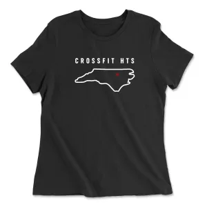 CrossFit HTS Carrboro State Womens - Relaxed Jersey T-Shirt