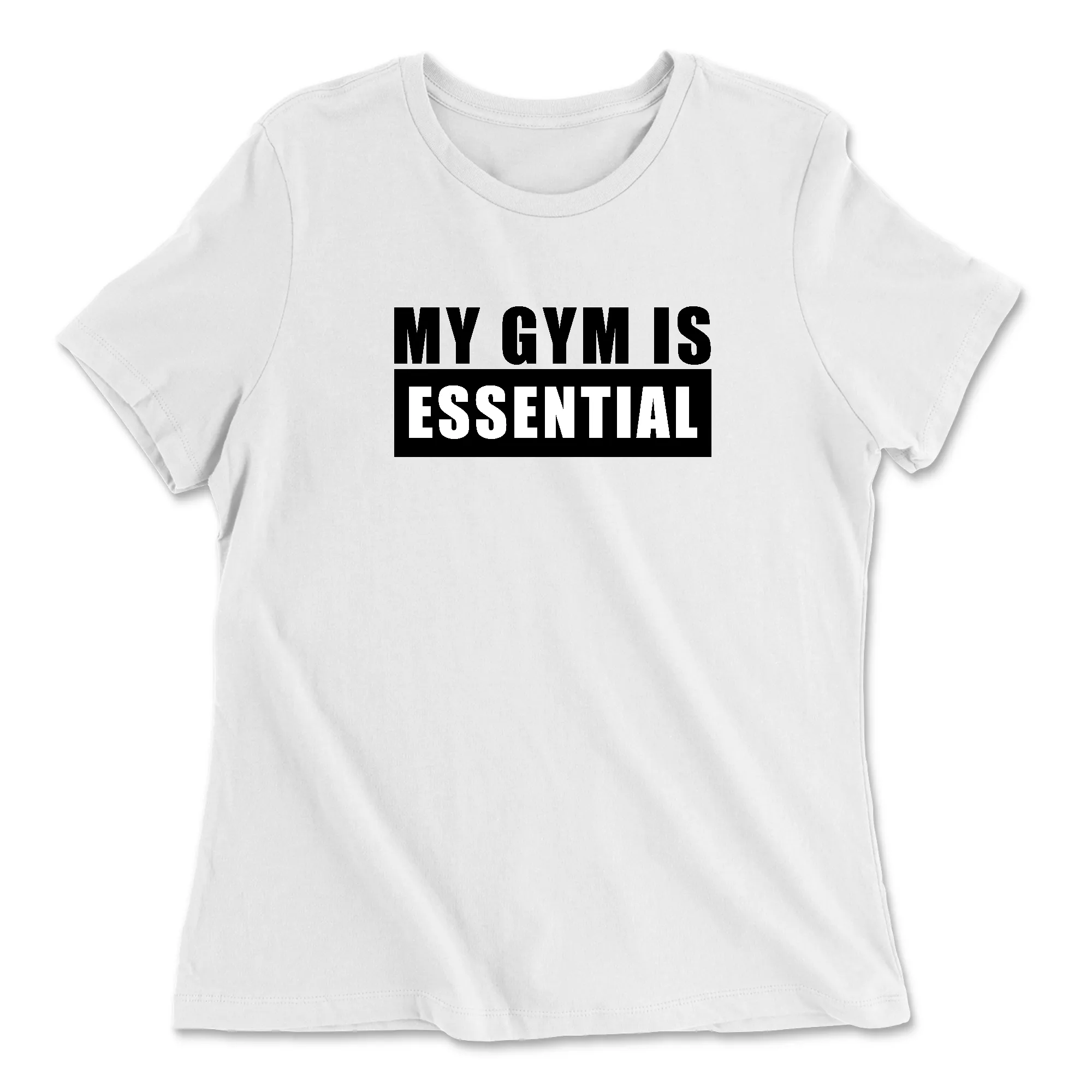 CrossFit Italian Village My Gym Is Essential Womens - Relaxed Jersey T-Shirt