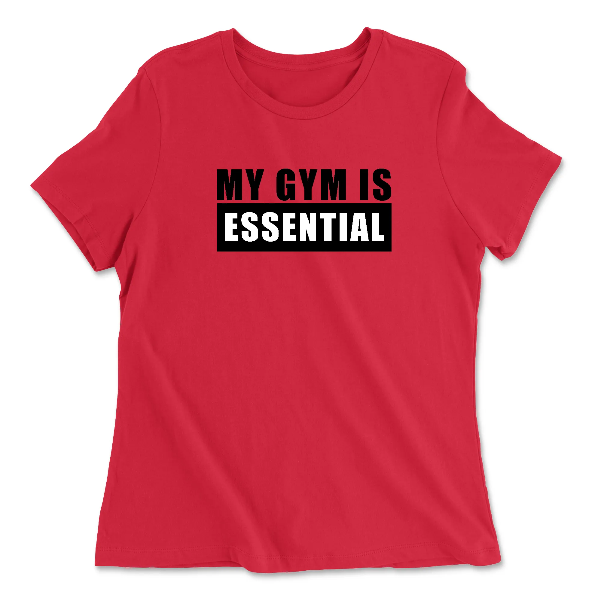 CrossFit Italian Village My Gym Is Essential Womens - Relaxed Jersey T-Shirt